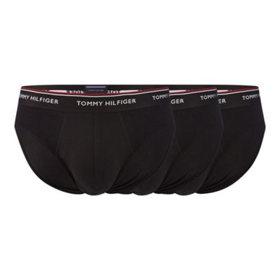 Tommy Hilfiger Big and tall pack of three black briefs